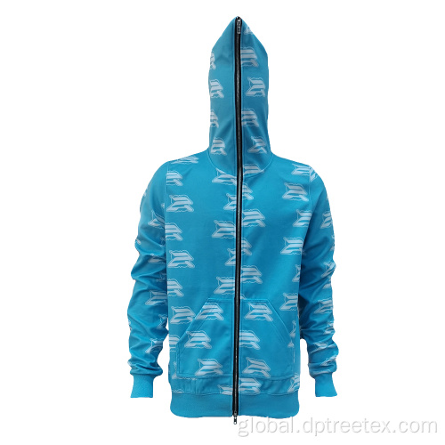 Zip Up Hooded Sweatshirts Custom Full Zip Up Printing Hip Hop Hoodies Supplier